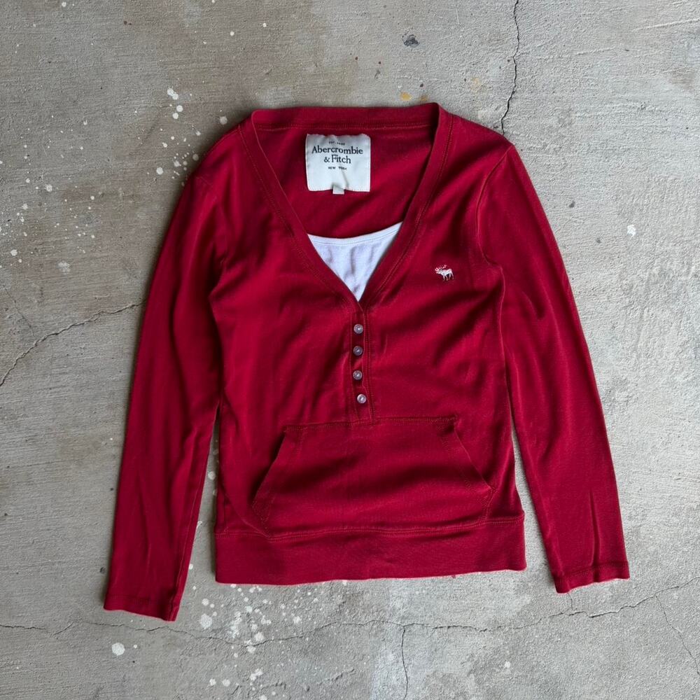 Abercrombie fitch red long